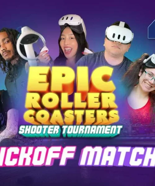 “Game brasileiro de realidade virtual, Epic Roller Coasters, desafia influenciadores estrangeiros em competição épica”