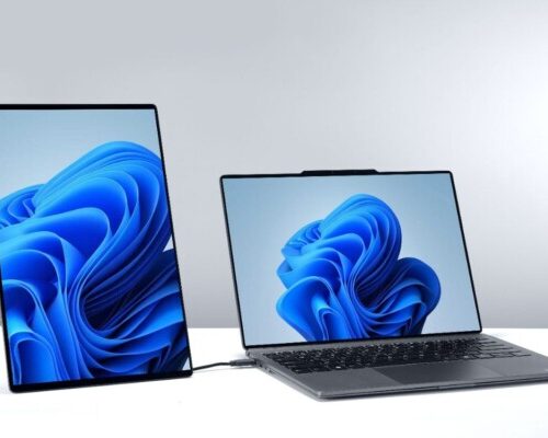 Lenovo inova com PC modular estilo Framework e características inovadoras: tela reposicionável e teclado destacável.