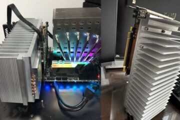 Entusiasta transforma RTX 4060 em versão com resfriamento passivo utilizando um colossal dissipador de 2,5 kg